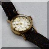 J072. Vintage Le Coultre 10k gold filled ladies watch. Needs new band. - $125 